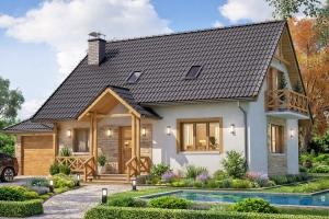 Projekt domu BW-49 wariant 1