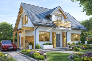 Projekt domu BW-03 wariant 3 bez garażu