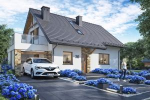 Projekt domu BW-36 wariant 1